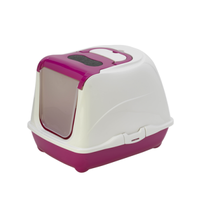 C235 Moderna Friends Forever Hot Pink-Zatvoreni toalet za macke 50cm